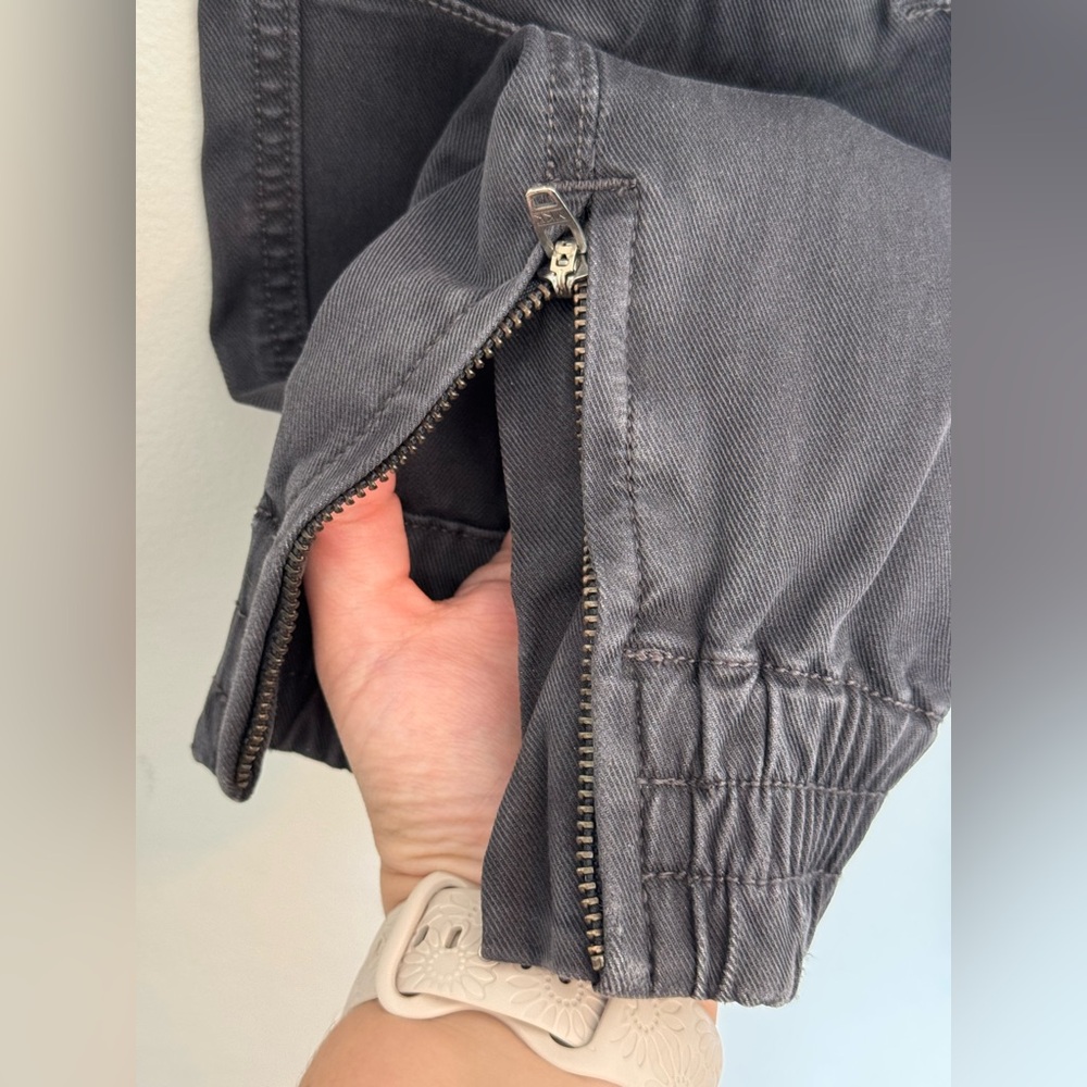 SPANX Womens Washed Black Jogger Stretch Pants - Size Small - Picture 5 of 8
